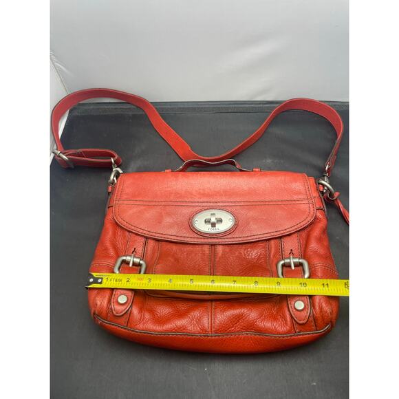 Vintage 1954 Fossil Maddox Long Live Crossbody Messenger Bag and Wallet - Picture 12 of 12